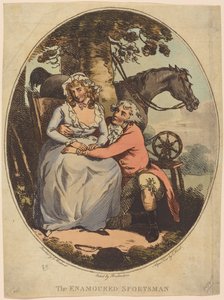 Der verliebte Jäger von Thomas Rowlandson