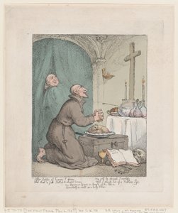 Der heilige Mönch, 6. Mai 1807 von Thomas Rowlandson