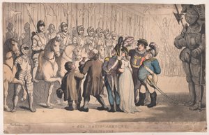 Die Pferderüstung im Turm, 1. Januar 1800 von Thomas Rowlandson