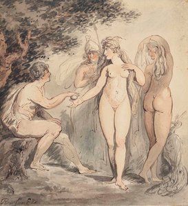 Das Urteil des Paris von Thomas Rowlandson