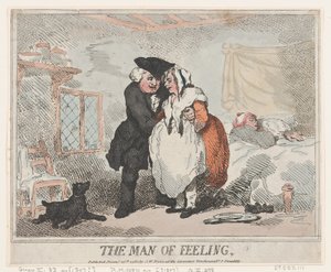 Der Mann des Gefühls von Thomas Rowlandson