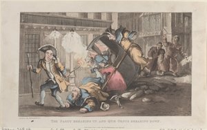 Die Party löst sich auf, und Quae Genus bricht zusammen, aus Die Geschichte von John..., 1. Dezember 1821