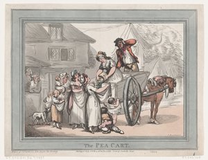 Der Erbsenwagen, 16. April 1788 von Thomas Rowlandson