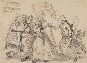 Die Aussicht vor uns von Thomas Rowlandson