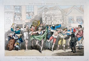 Die Aussicht vor uns, 1791 von Thomas Rowlandson