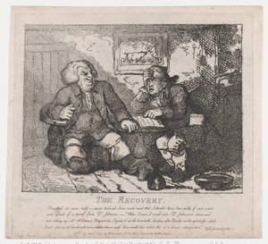 Die Genesung malerische Schönheiten von Boswell, Teil der Zweite, 20. Juni 1786 von Thomas Rowlandson