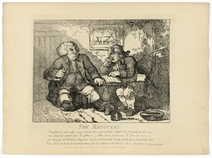 Die Genesung, aus Boswells Reise durch die Hebriden von Thomas Rowlandson