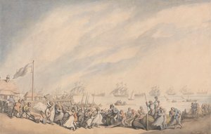 Die Rückkehr der Flotte nach Great Yarmouth im Jahr 1797