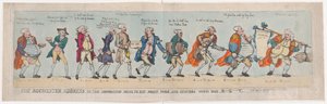 Die Rochester-Rede oder Die Gesellschaft geht Schweinebraten und Austern essen, 4. April 1789 von Thomas Rowlandson