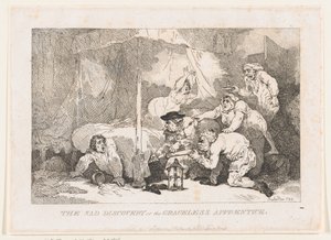 Die traurige Entdeckung des ungnädigen Lehrlings, 30. November 1785 von Thomas Rowlandson