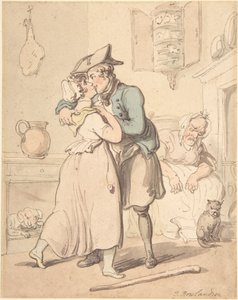 Die Rückkehr des Seemanns aus dem aktiven Dienst von Thomas Rowlandson