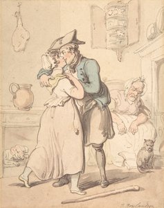 Die Rückkehr des Matrosen aus dem aktiven Dienst von Thomas Rowlandson