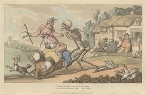 Der Säufer, The English Dance of Death, Platte 12 von Thomas Rowlandson