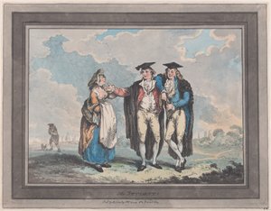 Die Studenten, 1. Januar 1793 von Thomas Rowlandson
