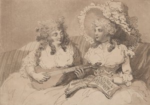 Die Sirenen, 10. April 1787 von Thomas Rowlandson