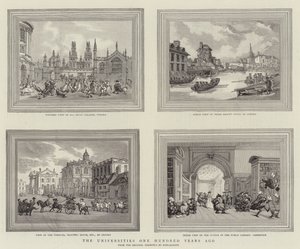 Die Universitäten vor hundert Jahren von Thomas Rowlandson