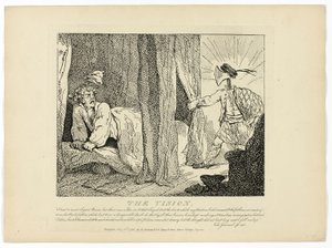 Die Vision, aus Boswells Reise durch die Hebriden von Thomas Rowlandson