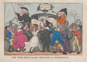 The York Dilly oder Der Triumph der Unschuld, 26. Februar 1809 von Thomas Rowlandson