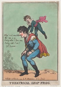 Theatralischer Bocksprung von Thomas Rowlandson