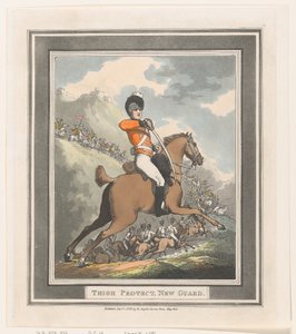 Oberschenkelschutz, Neue Wache, 1. September 1798 von Thomas Rowlandson
