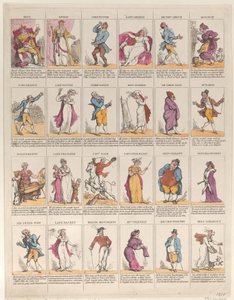 Charaktere der Zwölften Nacht von Thomas Rowlandson