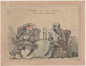 Vikar & Moses von Thomas Rowlandson