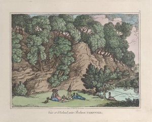 Ansicht bei Blisland, nahe Bodmin, Cornwall, aus Skizzen aus der Natur, 1822 von Thomas Rowlandson