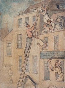 Junge Damen untergebracht und erzogen, 1803 von Thomas Rowlandson