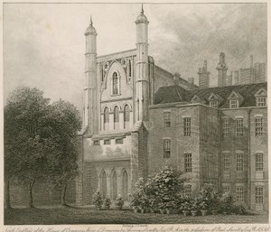 Nordostansicht des Unterhauses nach einer Zeichnung von Thomas Sandby RA von Thomas Sandby