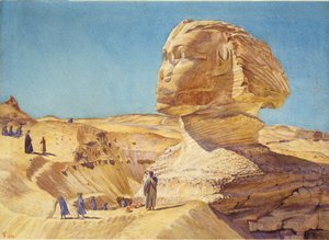 Die Große Sphinx bei den Pyramiden von Gizeh