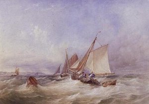 Im Solent von Thomas Sewell Robins