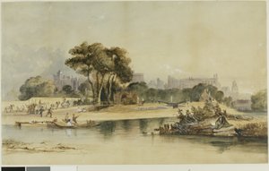 Umgebung von Windsor Castle von Thomas Shotter Boys