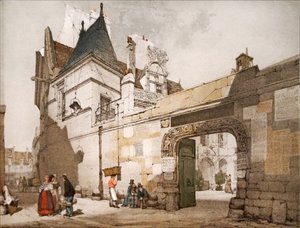 Hotel Cluny, Außenansicht des Hofes