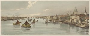London wie es ist: Blackfriars, von der Southwark-Brücke aus von Thomas Shotter Boys