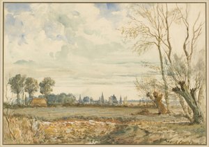 Wiesen mit Fernblick auf Oxford von Thomas Shotter Boys