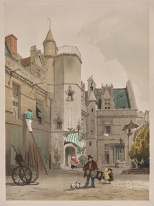 Malerische Architektur in Paris, Gent, Antwerpen, Rouen: Hôtel Cluny, Paris