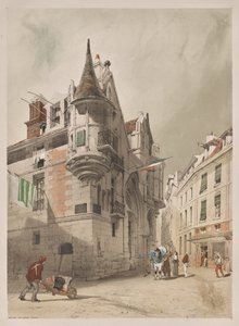 Malerische Architektur in Paris, Gent, Antwerpen, Rouen: Hôtel de Sens, Paris