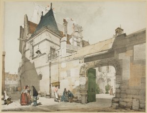 Malerische Architektur in Paris, Gent, Antwerpen, Touen usw.