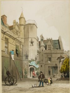 Malerische Architektur in Paris, Gent, Antwerpen, Touen usw.