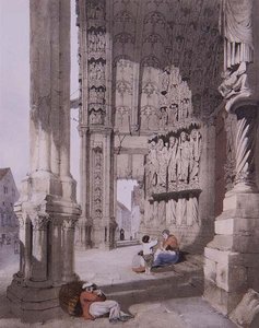 Südportal der Kathedrale von Chartres, Illustration aus 