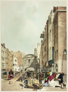 Temple Bar von The Strand, Platte 22 aus Originalansichten von London wie es ist