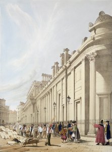 Die Bank of England in Richtung Mansion House, aus 