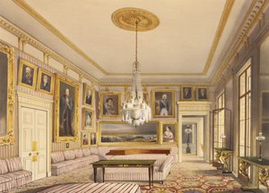 Der gestreifte Salon, Apsley House, 1853