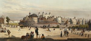Der Turm und die Münze, vom Great Tower Hill, aus 