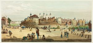 Der Turm und die Münze vom Great Tower Hill, Tafel zwei aus Original Views of London as It Is von Thomas Shotter Boys
