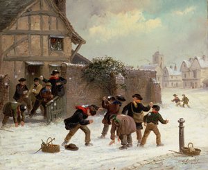 Schneeballschlacht von Thomas Smythe