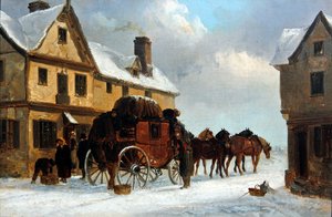 Entladen der Kutsche von Thomas Smythe