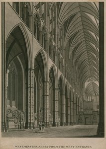 Westminster Abbey, London, vom Westeingang von Thomas Snr. Malton