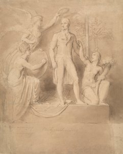 Eine Studie für das Wellington-Denkmal von Thomas Stothard
