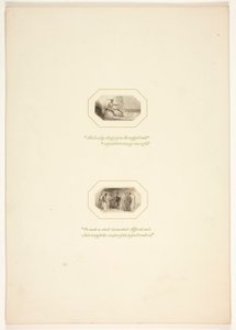 Studie für eine Platte aus The Task von Thomas Stothard